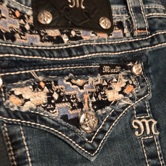 Miss me jeans signature boot cut 29 Aztec - Picture 7 of 9